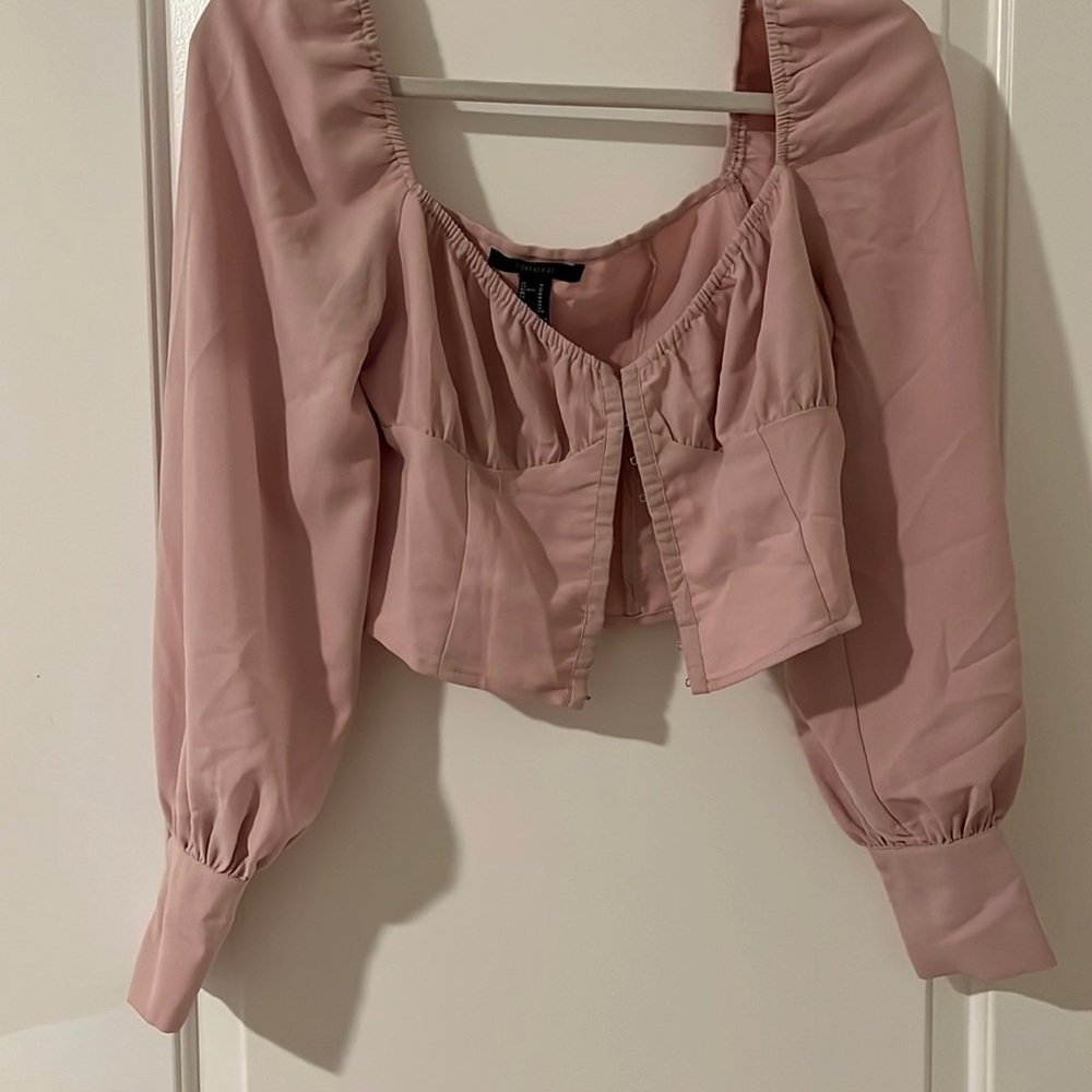 Pink crop top